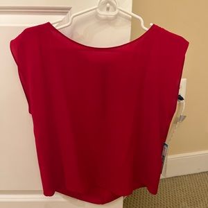 Alice and Olivia Red Formal Shirt